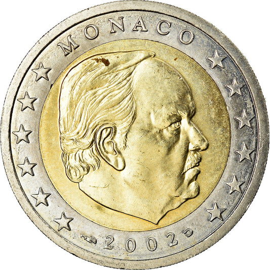 Μονακό, 
  
  2 ευρώ, 
  
  2002