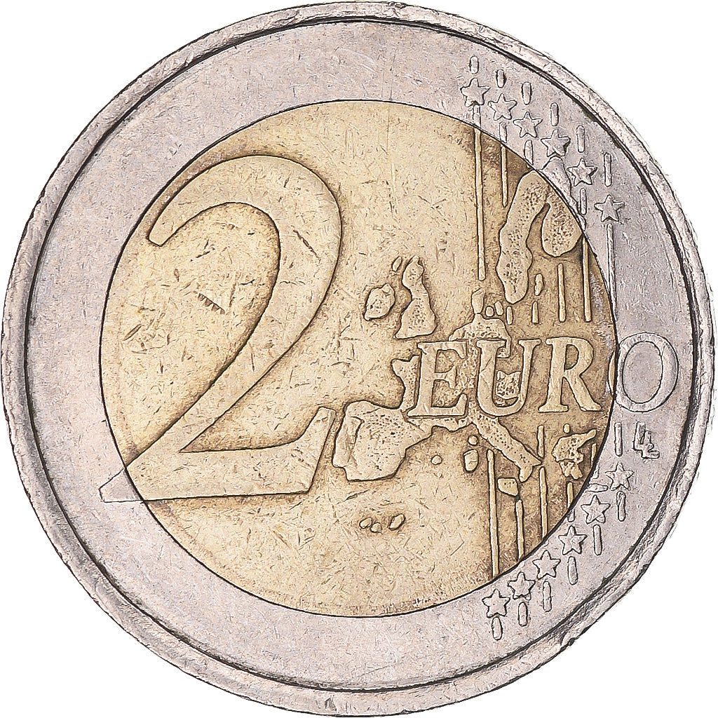 Γερμανία, 
  
  2 ευρώ, 
  
  Δοκιμαστικό Turning Star με 2€ edge